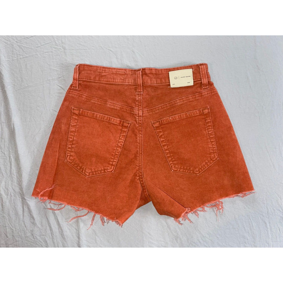 Ag Adriano Goldschmied Pants - AG AG-ED Denim Alexxis Jean Style Cutoff High Rise Wedgie Corduroy Shorts. 25R.